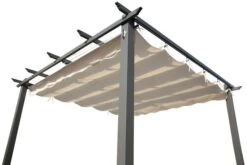 OUTFLEXX Pergola, Anthrazit/creme, Alu/Textil, 300 X 300 X 225 Cm -Beste Gartenmöbel Geschäfte 6 13410.jpg