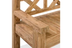 OUTFLEXX Gartenbank, Natur, Recyceltes FSC®-Teakholz, 160x73cm, Mit Rücken- Und Armlehnen, Rustikal Gebürstet -Beste Gartenmöbel Geschäfte 6 15859.jpg