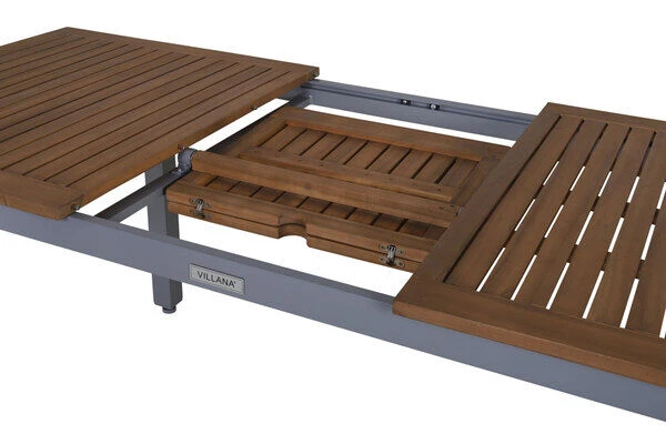 VILLANA Ausziehtisch, FSC-Akazienholz / Aluminium, Silber,150/200 X 90 X 74 Cm 9 VILLANA Ausziehtisch, FSC-Akazienholz / Aluminium, Silber,150/200 X 90 X 74 Cm – Bild 9