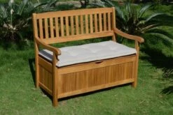 Ploß Aufbewahrungsbank, FSC-Akazie, 107 X 59 X 90 Cm, Inkl. Zinkbeschlägen -Beste Gartenmöbel Geschäfte 6 16526.jpg