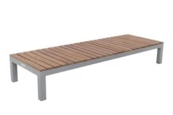 Villana 2er Sonnenliegen-Set, Alu/FSC-Akazienholz, 201x70x32,5cm, 4-fach Verstellbar, Mit Beistelltisch 45x45cm -Beste Gartenmöbel Geschäfte 6 17776.jpg