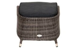 Ploß Rocking Hocker, Grau/braun-meliert, Polyrattan, 56x54x41 Cm, Zu Dining Sessel, Inkl. Polster -Beste Gartenmöbel Geschäfte 6 18203.jpg