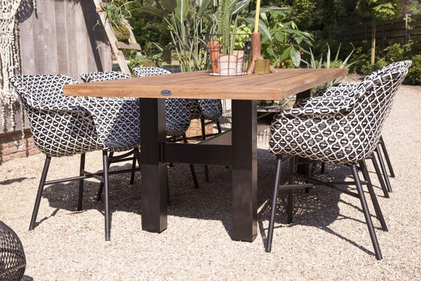 HARTMAN Delphine Armlehnensessel, Schwarz/weiß, Alu/Kunststoff 6 HARTMAN Delphine Armlehnensessel, Schwarz/weiß, Alu/Kunststoff – Bild 6