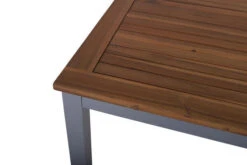 VILLANA Esstischgarnitur, Silber/schwarz, Alu / FSC-Akazienholz, Gartentisch 150 X 90 Cm, 4 Stapelsessel, 2 Hochlehner 22 VILLANA Esstischgarnitur, Silber/schwarz, Alu / FSC-Akazienholz, Gartentisch 150 X 90 Cm, 4 Stapelsessel, 2 Hochlehner -Beste Gartenmöbel Geschäfte 6 19681.jpg