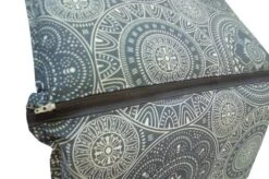 DOPPLER Lyra Stuhlauflage Hochlehner, Grau Gemustert, Polyester, 120 X 48 X 7 Cm, Mit Kopfkissen Und Reißverschluss -Beste Gartenmöbel Geschäfte 6 19683.jpg