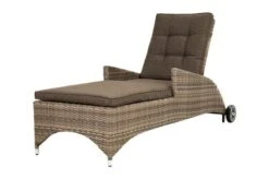 Ploß Rabida Comfort Rollliege, Champagner-meliert, Polyrattan, 198x68x44cm, Verstellbar, Hohe Sitzhöhe -Beste Gartenmöbel Geschäfte 6 20165.jpg