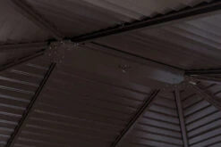 OUTFLEXX Hardtop Pavillon, Braun, Aluminium, 300x365cm, Inkl. Seitenteile Und Insektennetz -Beste Gartenmöbel Geschäfte 6 20386.jpg