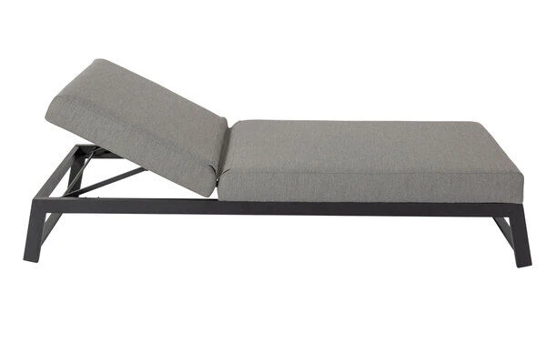 OUTFLEXX Allure Sonnenliege, Flanelle, Alu/Sunbrella, 211 X 74 X 44,5 Cm, Verstellbare Kopfstütze 6 OUTFLEXX Allure Sonnenliege, Flanelle, Alu/Sunbrella, 211 X 74 X 44,5 Cm, Verstellbare Kopfstütze – Bild 6