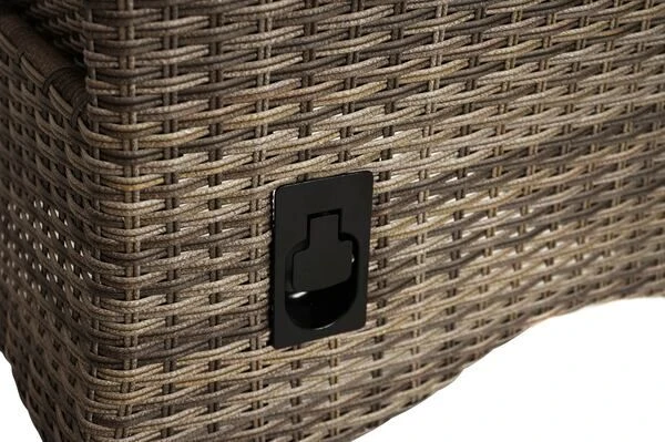 Ploß Rabida Dining Sessel, Champagner-meliert, Polyrattan, Verstellbar, Mit Fußhocker 6 Ploß Rabida Dining Sessel, Champagner-meliert, Polyrattan, Verstellbar, Mit Fußhocker – Bild 6