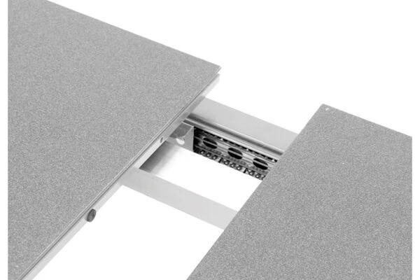 KETTLER Friends Esstischgarnitur, Silber/anthrazit, Alu/Textilene, Tisch 180/240 X 90 Cm, 6 Stapelsessel 6 KETTLER Friends Esstischgarnitur, Silber/anthrazit, Alu/Textilene, Tisch 180/240 X 90 Cm, 6 Stapelsessel – Bild 6