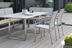 STERN Cardiff Stapelsessel, Silber, Edelstahl/Textil/Aluminiumarmlehnen, 61x57x92 Cm, Gepolstert, Stapelbar -Beste Gartenmöbel Geschäfte 6 21910.jpg