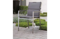 STERN Cardiff Stapelsessel, Silbergrau, Edelstahl/Textil/Aluminiumarmlehnen, 61x57x92 Cm, Stapelbar -Beste Gartenmöbel Geschäfte 7 11604 2.jpg
