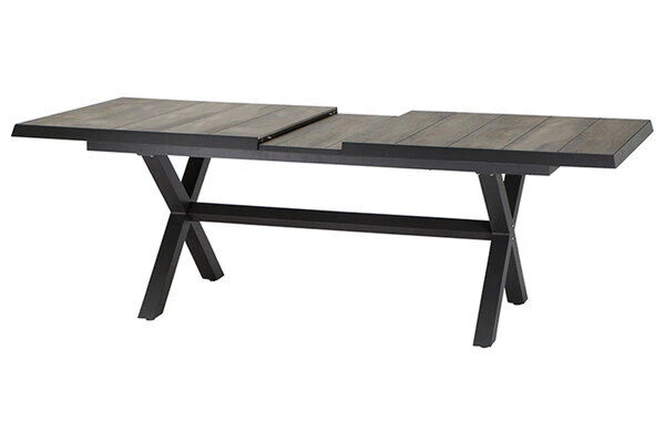 SIENA GARDEN Sincro Ausziehtisch, Anthrazit/natur-grau, Alu/Keramik, 205/265x103 Cm 10 SIENA GARDEN Sincro Ausziehtisch, Anthrazit/natur-grau, Alu/Keramik, 205/265x103 Cm – Bild 10
