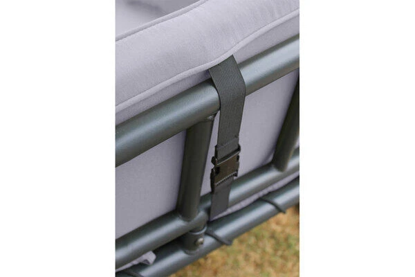 LECO Hollywoodliege, Anthrazit/lichtgrau, Stahl/Polyester, 264x185x195cm, 2 Pers, Inkl. Polster 7 LECO Hollywoodliege, Anthrazit/lichtgrau, Stahl/Polyester, 264x185x195cm, 2 Pers, Inkl. Polster – Bild 7