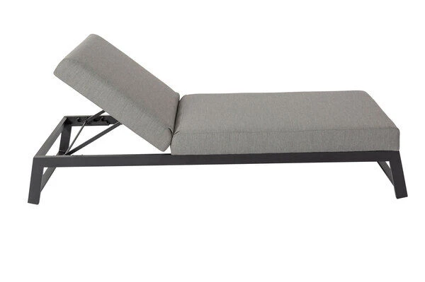 OUTFLEXX Allure Sonnenliege, Flanelle, Alu/Sunbrella, 211 X 74 X 44,5 Cm, Verstellbare Kopfstütze 7 OUTFLEXX Allure Sonnenliege, Flanelle, Alu/Sunbrella, 211 X 74 X 44,5 Cm, Verstellbare Kopfstütze – Bild 7