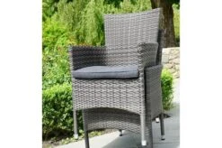 Ploß Rabida Sitzgruppe, Champagner-meliert, Polyrattan, Tisch 170x90 Cm, 6 Stapelsessel, Glasplatte In Steinoptik -Beste Gartenmöbel Geschäfte 7 21073.jpg