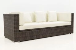 OUTFLEXX 3-Sitzer Sofa, Braun Marmoriert, Polyrattan, 210 X 85 X 70 Cm, Wasserfeste Kissenbox -Beste Gartenmöbel Geschäfte 8 15734 1 BOX.jpg