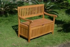 Ploß Aufbewahrungsbank, FSC-Akazie, 107 X 59 X 90 Cm, Inkl. Zinkbeschlägen -Beste Gartenmöbel Geschäfte 8 16526.jpg