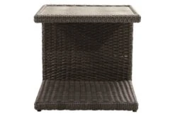 Ploß Rocking Beistelltisch, Grau/braun-meliert, Polyrattan, 50x45x50 Cm, Glasplatte In Steinoptik -Beste Gartenmöbel Geschäfte 8 18217.jpg