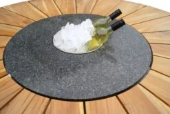 STERN Cardiff Esstischgruppe, Silber/silbergrau, Edelstahl/FSC-Teak, Tisch Ø 170 Cm, 4 Stapel-, 2 Multipositionssessel -Beste Gartenmöbel Geschäfte 8 19753.jpg