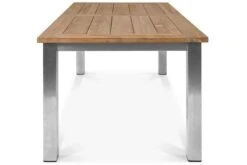 STERN Cardiff Esstischgruppe, Silber/silbergrau, Edelstahl/Teak, Tisch 200/260 X 100 Cm, 6 Stapelsessel -Beste Gartenmöbel Geschäfte 8 19754.jpg