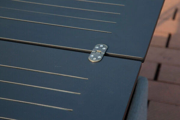 OUTFLEXX Loungetisch, Flanelle, Alu/Sunbrella, 78/157 X 78 X 37/64 Cm, Höhenverstellbar 8 OUTFLEXX Loungetisch, Flanelle, Alu/Sunbrella, 78/157 X 78 X 37/64 Cm, Höhenverstellbar – Bild 8