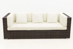OUTFLEXX 3-Sitzer Sofa, Braun Marmoriert, Polyrattan, 210 X 85 X 70 Cm, Wasserfeste Kissenbox -Beste Gartenmöbel Geschäfte 9 15734 1 BOX.jpg