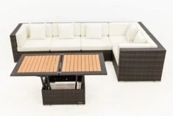 OUTFLEXX Loungemöbel-Set, 5 Pers, Braun Marmoriert, Polyrattan, Wasserfeste Kissenbox, Inkl. Loungetisch 18 OUTFLEXX Loungemöbel-Set, 5 Pers, Braun Marmoriert, Polyrattan, Wasserfeste Kissenbox, Inkl. Loungetisch -Beste Gartenmöbel Geschäfte 9 16064 BOX D.jpg