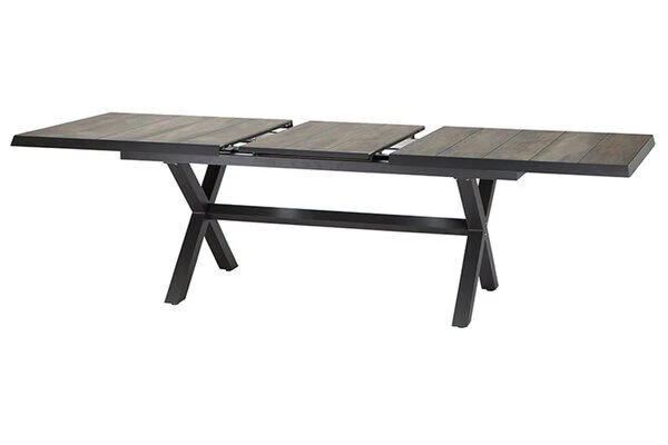 SIENA GARDEN Sincro Ausziehtisch, Anthrazit/natur-grau, Alu/Keramik, 205/265x103 Cm 12 SIENA GARDEN Sincro Ausziehtisch, Anthrazit/natur-grau, Alu/Keramik, 205/265x103 Cm – Bild 12
