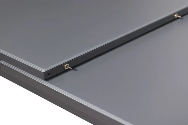 OUTFLEXX Premium Ausziehtisch, Anthrazit/grau, Alu/Sicherheitsglas, 180/240x100cm, Automatischer Ausziehmechanismus 9 OUTFLEXX Premium Ausziehtisch, Anthrazit/grau, Alu/Sicherheitsglas, 180/240x100cm, Automatischer Ausziehmechanismus – Bild 9
