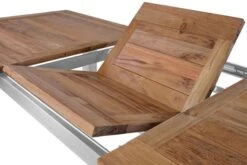 STERN Cardiff Esstischgruppe, Silber/taupe, Edelstahl/Teak, Tisch 200/260 X 100 Cm, 4 Stapel-, 2 Multipositionssessel 17 STERN Cardiff Esstischgruppe, Silber/taupe, Edelstahl/Teak, Tisch 200/260 X 100 Cm, 4 Stapel-, 2 Multipositionssessel -Beste Gartenmöbel Geschäfte 9 19706.jpg