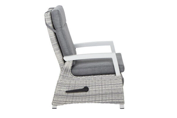 SIENA GARDEN Corido Relaxsessel, Ice Grey, Alu / Gardino®-Geflecht, 73x87x103 Cm, Verstellbar 9 SIENA GARDEN Corido Relaxsessel, Ice Grey, Alu / Gardino®-Geflecht, 73x87x103 Cm, Verstellbar – Bild 9