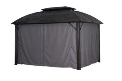 OUTFLEXX Hardtop Pavillon, Braun, Alu, 300x365cm, Inkl. Seitenteile Und Insektennetz 21 OUTFLEXX Hardtop Pavillon, Braun, Alu, 300x365cm, Inkl. Seitenteile Und Insektennetz -Beste Gartenmöbel Geschäfte 9 20388.jpg