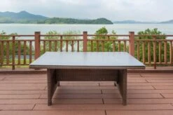 OUTFLEXX Dining Tisch, Hellbraun, Polyrattan, 200 X 95 Cm, Tischplatte Spraystone, 6mm -Beste Gartenmöbel Geschäfte 9 20676.jpg